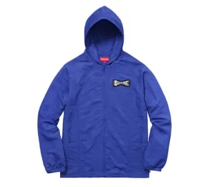 Supreme Skew Hooded Nylon Jacket - Blue