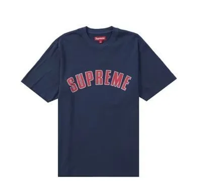 Supreme  |Unisex Street Style U-Neck Plain Cotton Short Sleeves