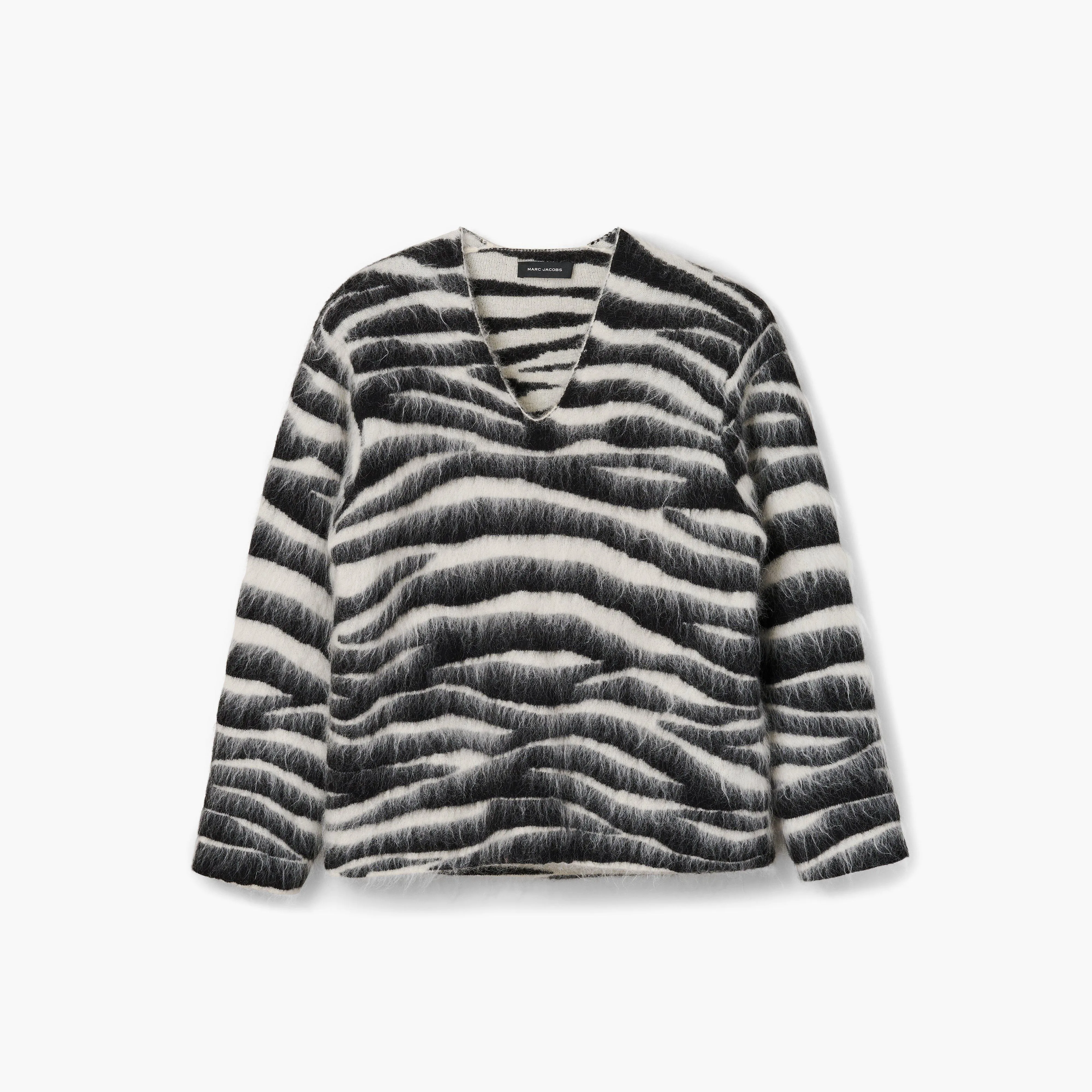 The Brushed Zebra Sweater