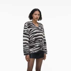 The Brushed Zebra Sweater