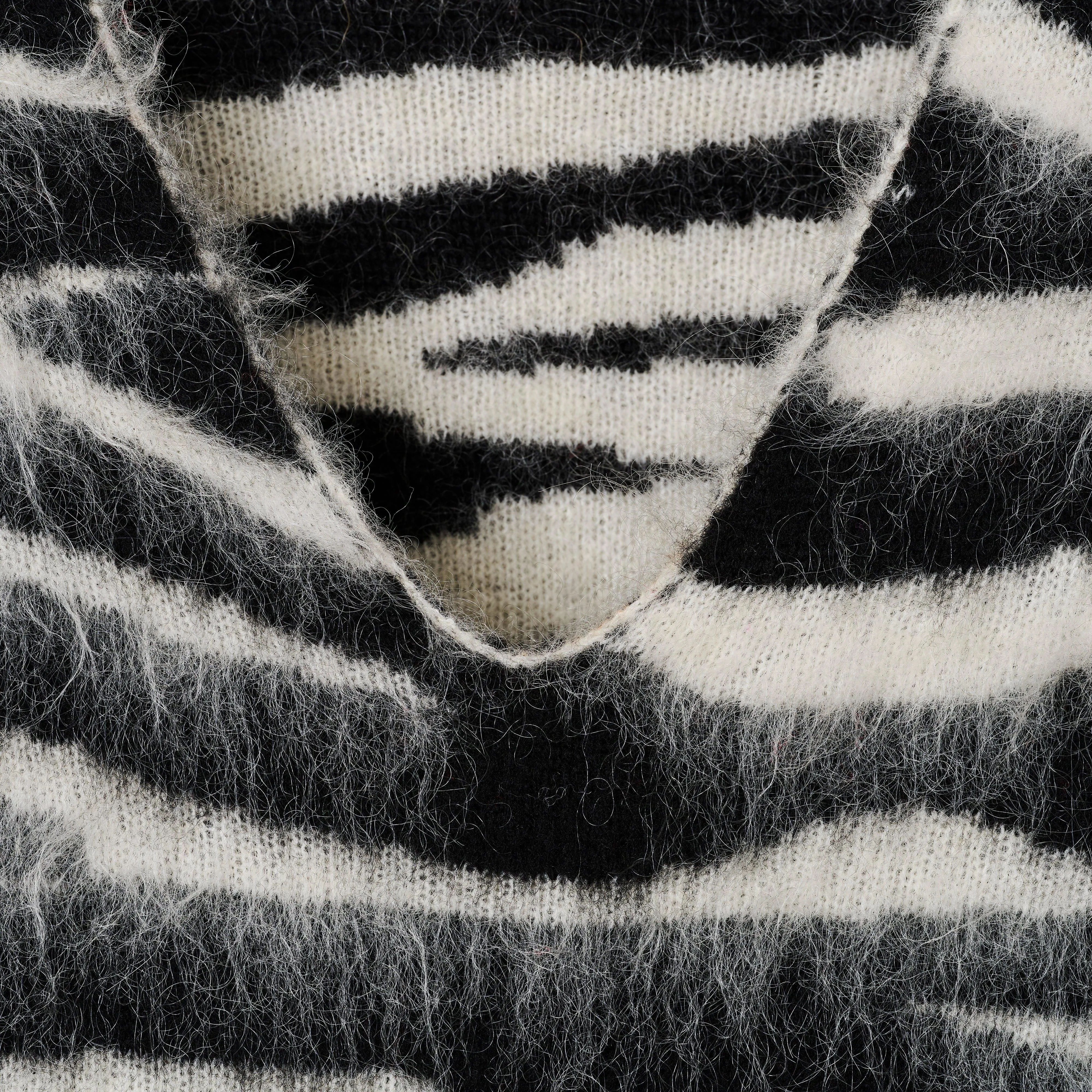 The Brushed Zebra Sweater