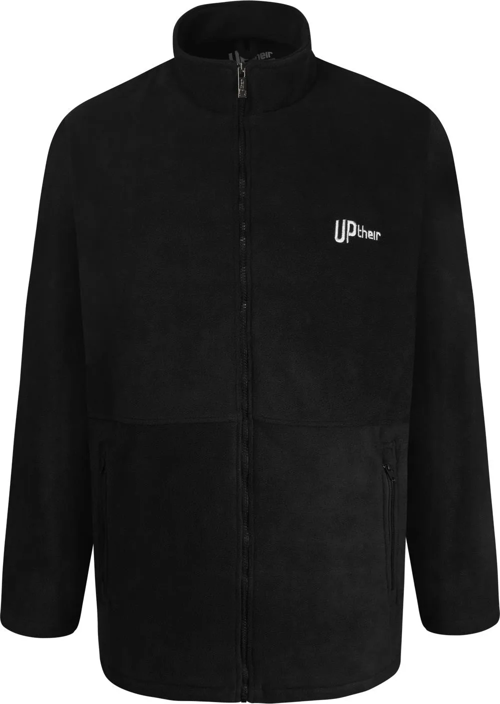 Uptheir Adi Premium Polar Fleece Jacket - Black