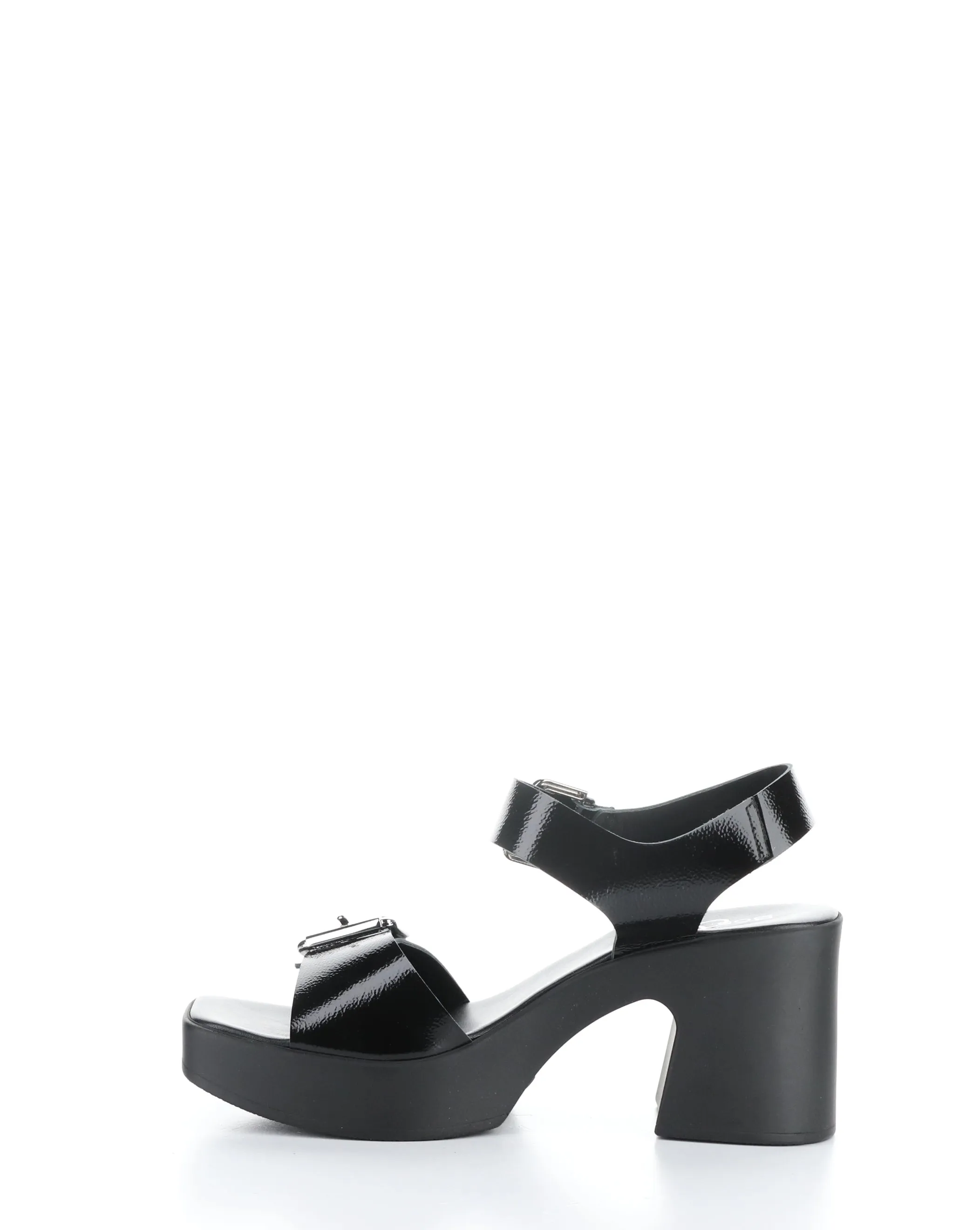 VELA BLACK Buckle Sandals