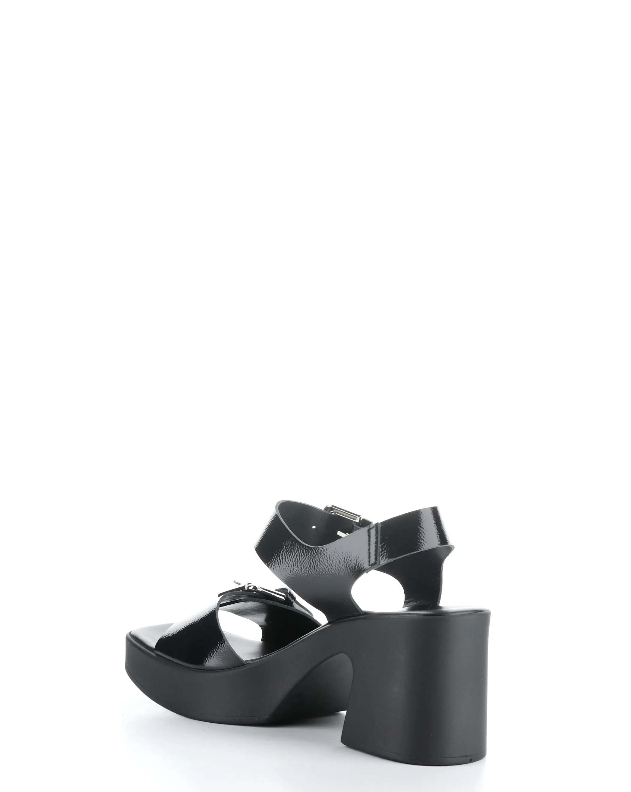 VELA BLACK Buckle Sandals