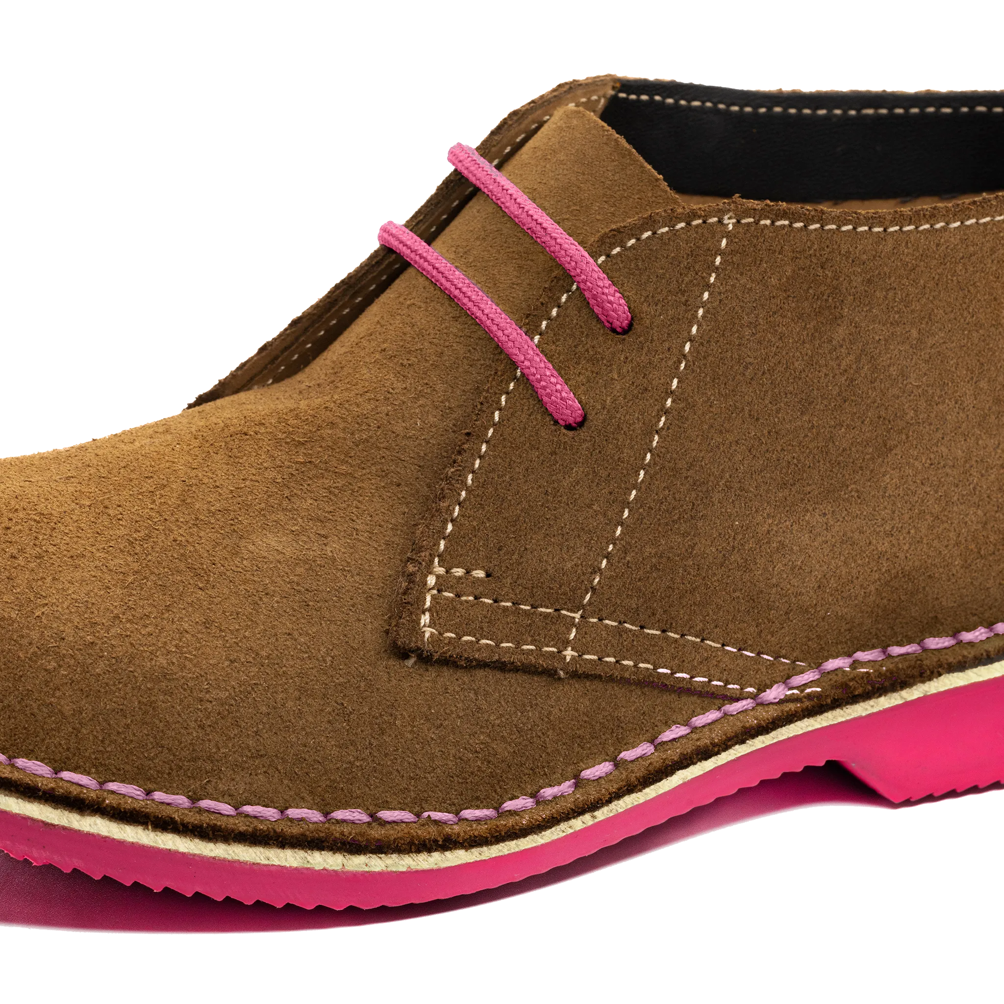 VELDSKOEN HERITAGE HADEDA (HOT PINK SOLE - LEATHER SHOE)