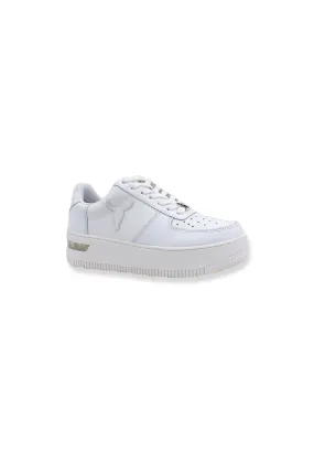 WINDSOR SMITH Sneaker Ox Platform Donna White RHYTHM