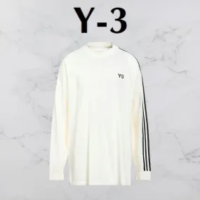 Y-3  |Crew Neck Unisex Street Style Plain Cotton Short Sleeves